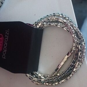 Stack sparkle bracelets